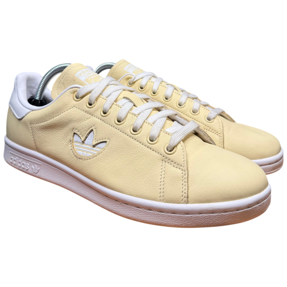 Adidas Originals Stan Smith Men's 9 Sneakers Yellow Cloud White Shoes - Picture 3 of 15